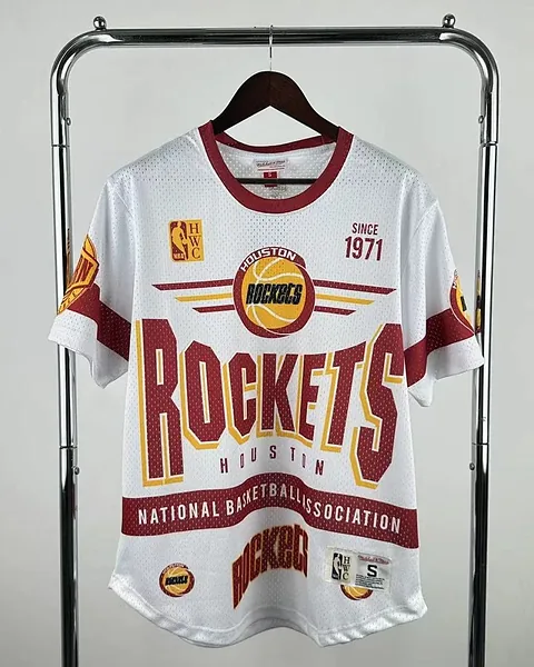 Camisola NBA Houston Rockets Retro Mitchell & Ness 2026