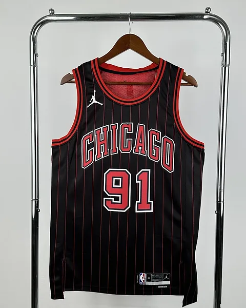 Camisola NBA Chicago Bulls Dennis Rodman #91 Jordan 2026