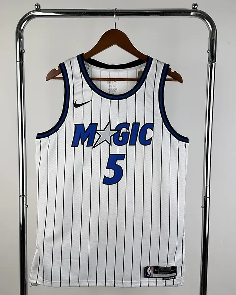 Camisola NBA Orlando Magic Paolo Banchero #5 Branca 2026
