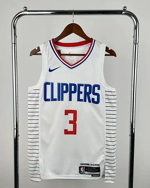 Camisola NBA Los Angeles Clippers Chris Paul #3 Branca 2023