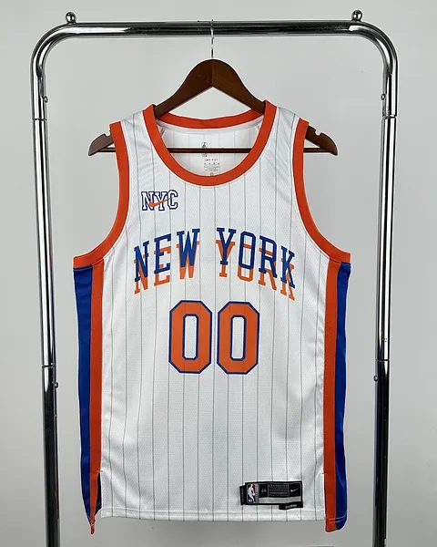Camisola NBA New York Knicks Jordan Clarkson #00 City Edition 2025