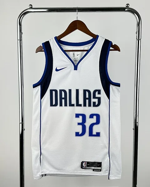 Camisola NBA Dallas Mavericks Cooper Flagg #32 Branca