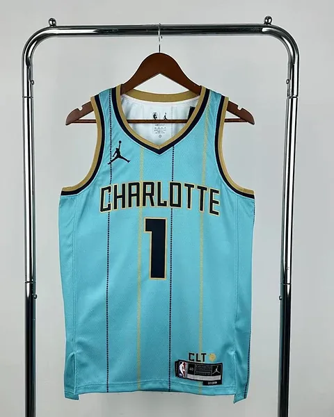 Camisola NBA Charlotte Hornets LaMelo Ball #1 City Edition 2025