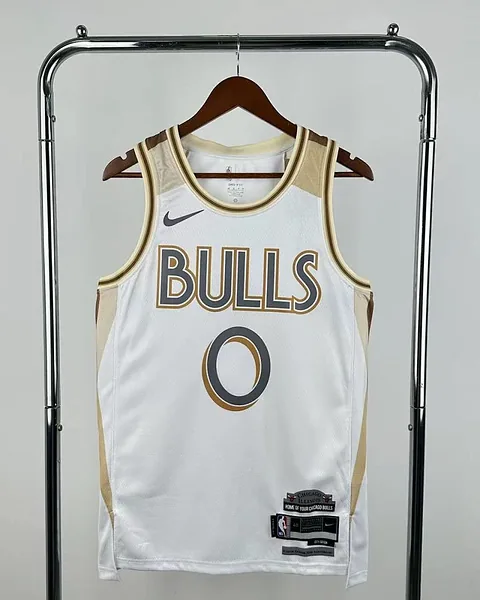 Camisola NBA Chicago Bulls Coby White #0 City Edition 2025