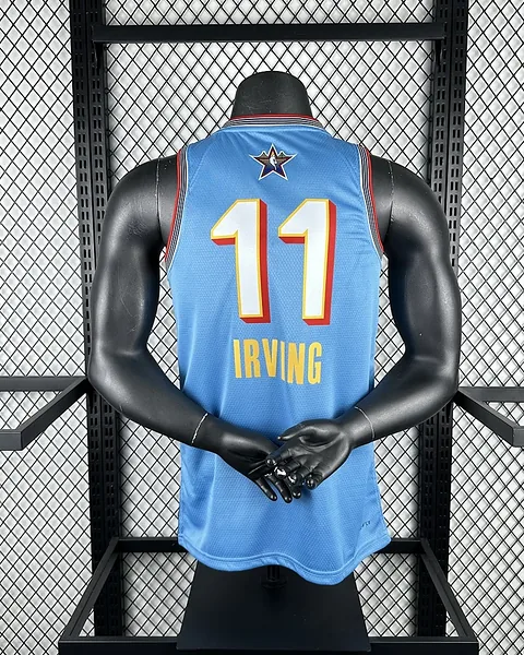 Camisola NBA All-Star Kyrie Irving #11 Edição Especial Azul-Clara 2025