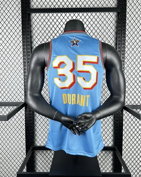 Camisola NBA All-Star #35 Edição Especial Azul-Clara 2025