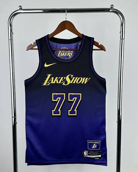 Camisola NBA Los Angeles Lakers Luka Doncic #77 City Edition 2025