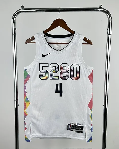 Camisola NBA Denver Nuggets Russell Westbrook #4 City Edition 2025