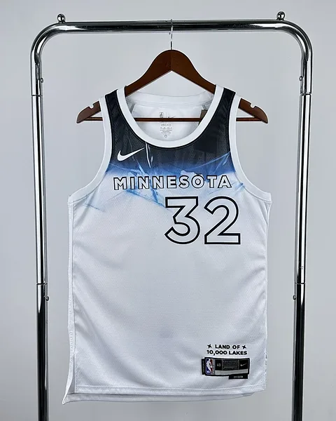 Camisola NBA Minnesota Timberwolves Karl-Anthony Towns #32 City Edition 2025