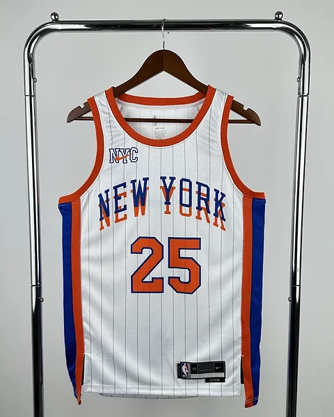 Camisola NBA New York Knicks Mikal Bridges #25 Edição Especial 2025