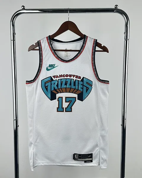 Camisola NBA Memphis Grizzlies Yuki Kawamura #17 Retro 2025