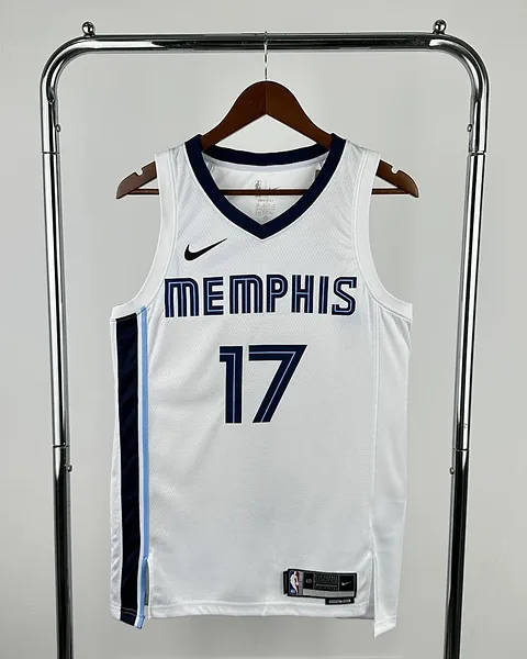 Camisola NBA Memphis Grizzlies Yuki Kawamura #17 Branca 2023