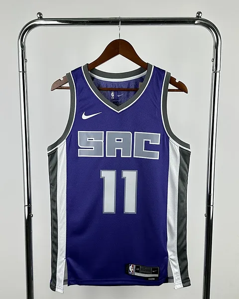 Camisola NBA Sacramento Kings Domantas Sabonis #11 Roxa 2023
