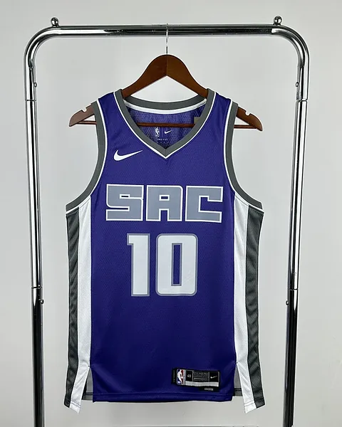Camisola NBA Sacramento Kings DeMar DeRozan #10 Roxa 2023