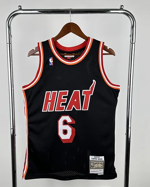 Camisola NBA Miami Heat LeBron James #6 Retro Mitchell & Ness 13/14