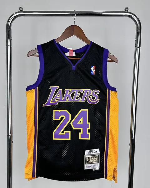 Camisola NBA Los Angeles Lakers Kobe Bryant #24 Retro Mitchell & Ness 09/10 Preta