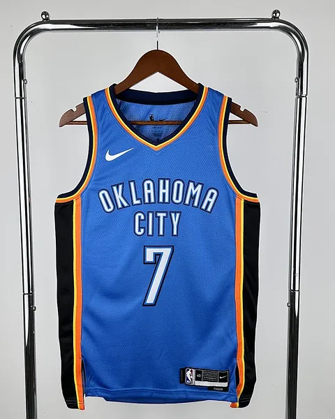 Camisola NBA Oklahoma City Thunder Chet Holmgren #7 Azul 2023