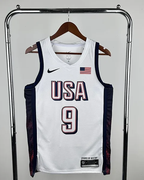 Camisola Seleção dos Estados Unidos de Basquetebol 2024 Principal Tyrese Haliburton #9