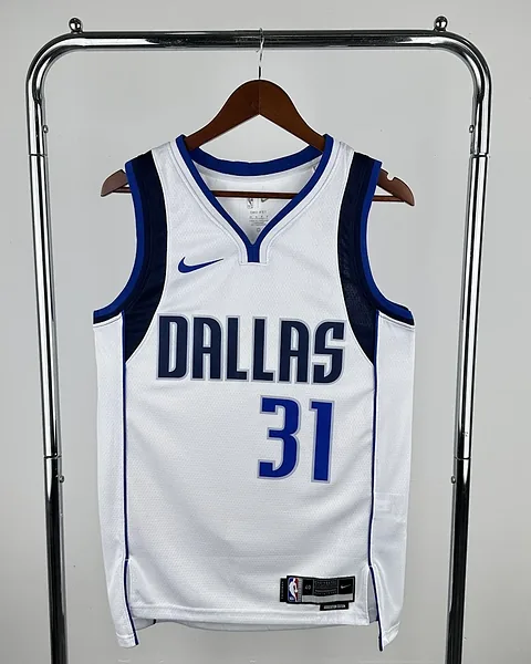 Camisola NBA Dallas Mavericks Klay Thompson #31 Branca 2023