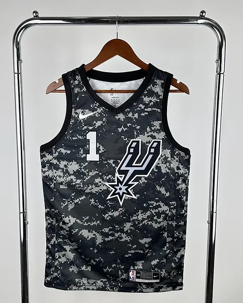 Camisola NBA San Antonio Spurs Victor Wembanyama #1 Edição Especial