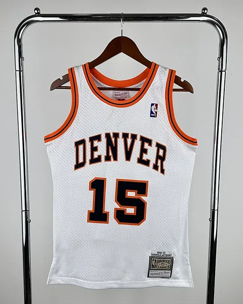 Camisola NBA Denver Nuggets Carmelo Anthony #15 Retro Mitchell & Ness 06/07