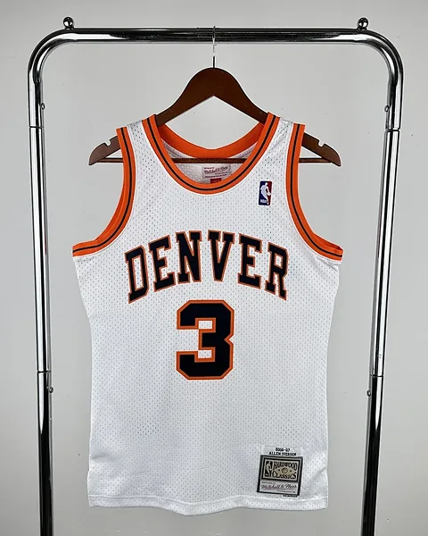 Camisola NBA Denver Nuggets Allen Iverson #3 Retro Mitchell & Ness 06/07