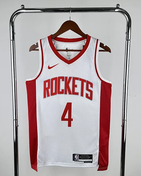 Camisola NBA Houston Rockets Jalen Green #4 Branca 2023