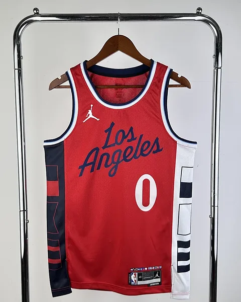 Camisola NBA Los Angeles Clippers Russell Westbrook #0 Jordan 2025