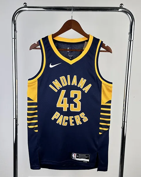 Camisola NBA Indiana Pacers Pascal Siakam #43 Azul-Marinho 2023