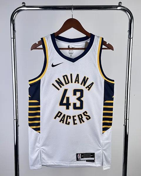 Camisola NBA Indiana Pacers Pascal Siakam #43 Branca 2023