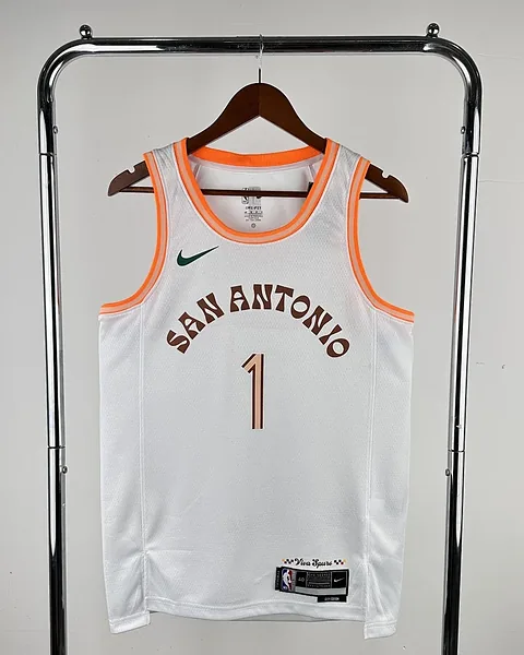 Camisola NBA San Antonio Spurs Victor Wembanyama #1 Edição Especial 2024
