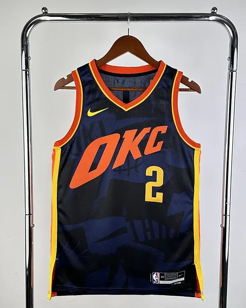 Camisola NBA Oklahoma City Thunder Shai Gilgeous-Alexander #2 Edição Especial 2024