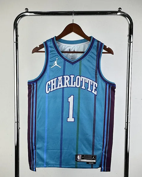 Camisola NBA Charlotte Hornets LaMelo Ball #1 Retro 2024
