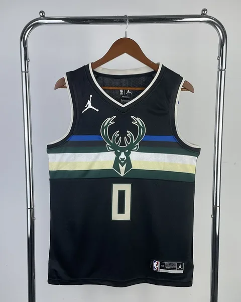 Camisola NBA Milwaukee Bucks Damian Lillard #0 Jordan 2021