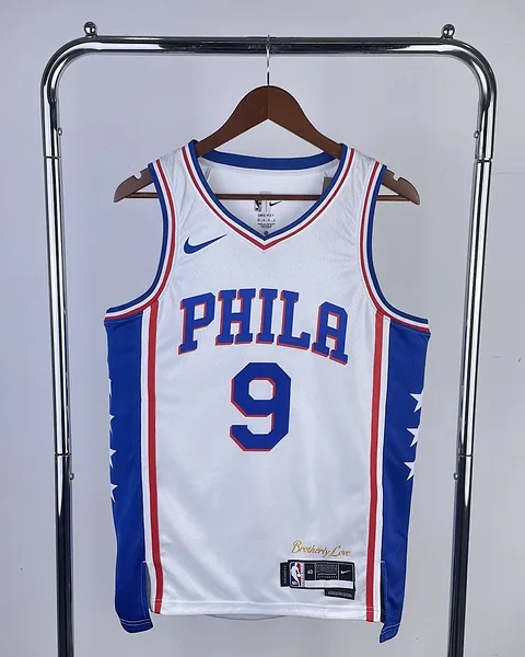 Camisola NBA Philadelphia 76ers Kelly Oubre #9 Branca 2023