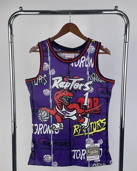 Camisola NBA Toronto Raptors Tracy McGrady #1 Retro Mitchell & Ness 1998/99