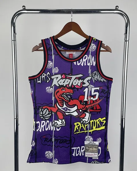 Camisola NBA Toronto Raptors Vince Carter #15 Retro Mitchell & Ness 1998/99