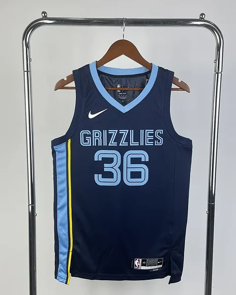 Camisola NBA Memphis Grizzlies Marcus Smart #36 Azul-Marinho 2023