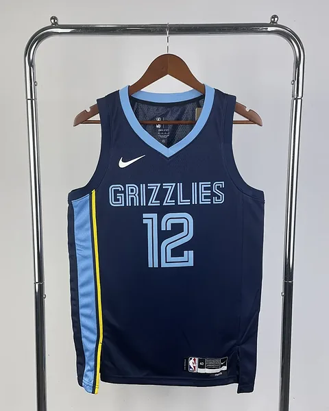 Camisola NBA Memphis Grizzlies Ja Morant #12 Azul-Marinho 2023