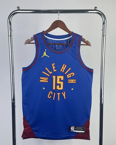 Camisola NBA Denver Nuggets Nikola Jokic #15 Jordan 2023
