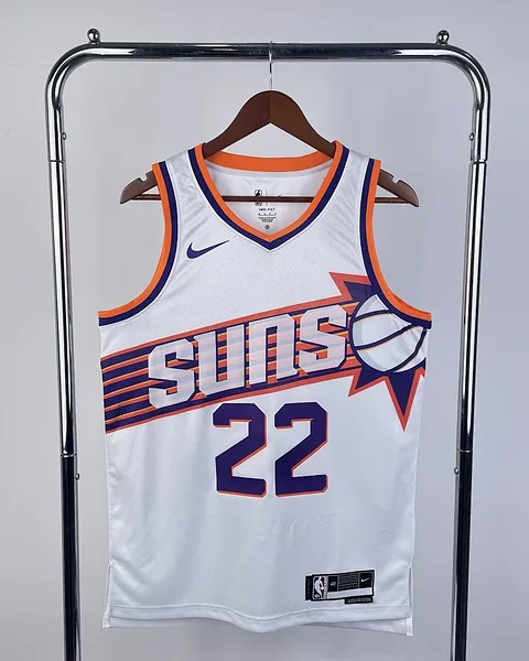Camisola NBA Phoenix Suns Deandre Ayton #22 Branca 2024