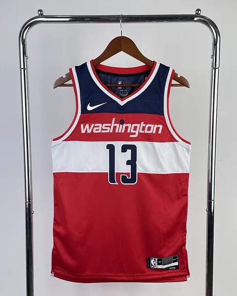 Camisola NBA Washington Wizards Jordan Poole #13 Vermelha 2023