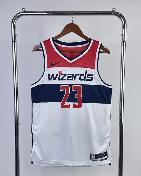 Camisola NBA Washington Wizards Michael Jordan #23 Branca 2023
