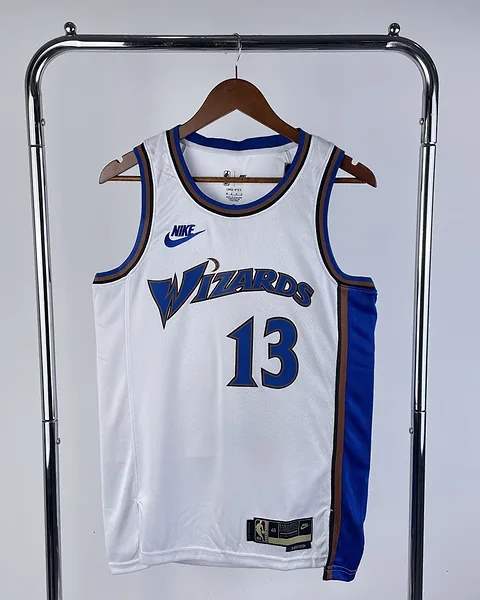 Camisola NBA Washington Wizards Jordan Poole #13 Branca 2023