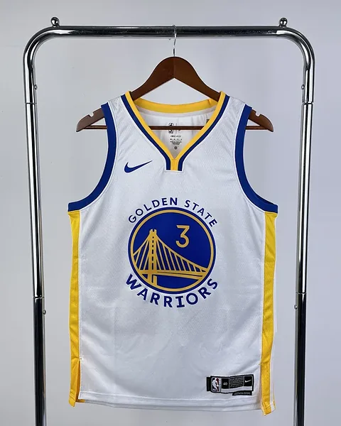 Camisola NBA Golden State Warriors Chris Paul #3 Branca 2023