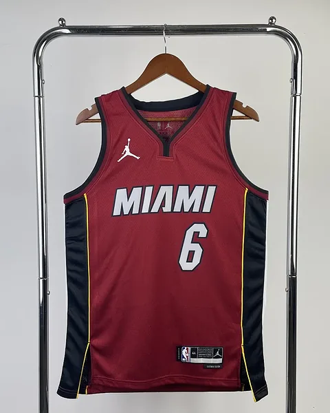 Camisola NBA Miami Heat LeBron James #6 Jordan 2023