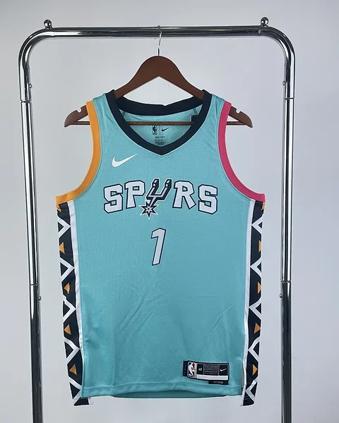 Camisola NBA San Antonio Spurs Victor Wembanyama #1 Edição Especial 2023
