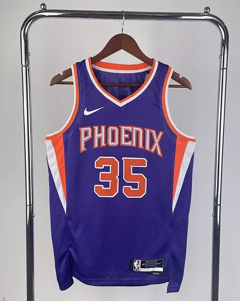 Camisola NBA Phoenix Suns Kevin Durant #35 Roxa 2023