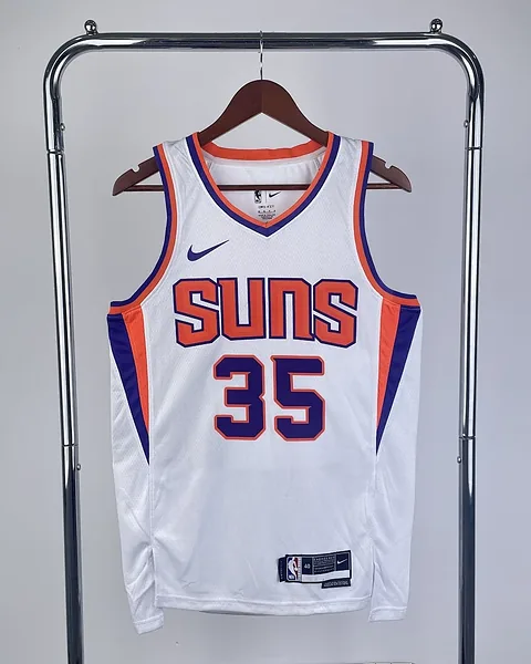 Camisola NBA Phoenix Suns Kevin Durant #35 Branca 2023