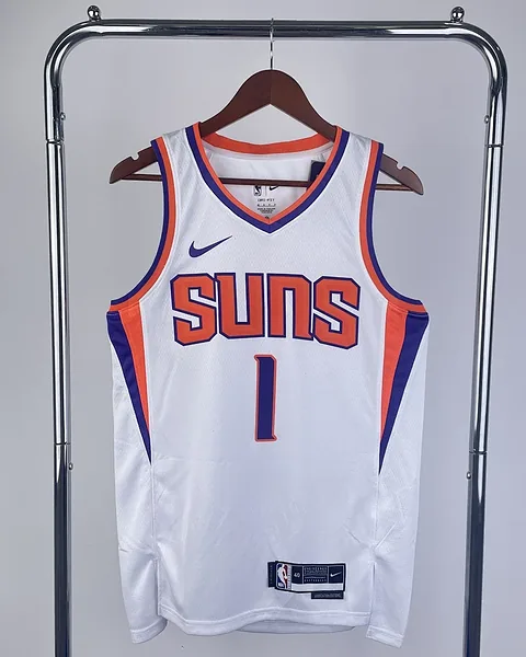 Camisola NBA Phoenix Suns Devin Booker #1 Branca 2023